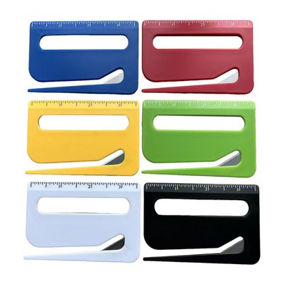 3-in-1 Letter Opener With Magnifier And Ruler