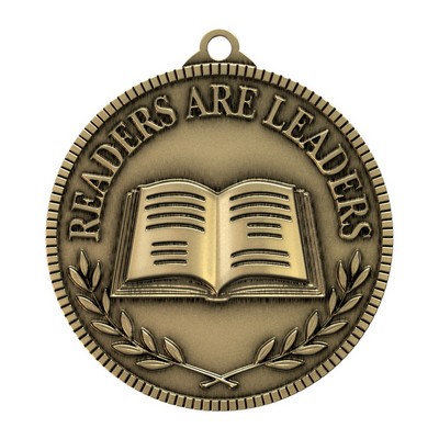 Antique Readers are Leaders Classic Legacy Medallion (2")