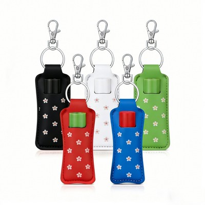 Neoprene Lip Balm Holder w/Keychain