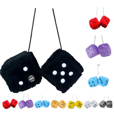 Plush Car Dice Decorations
