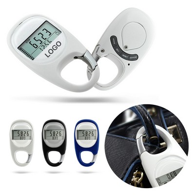 3D Pedometer with Carabiner