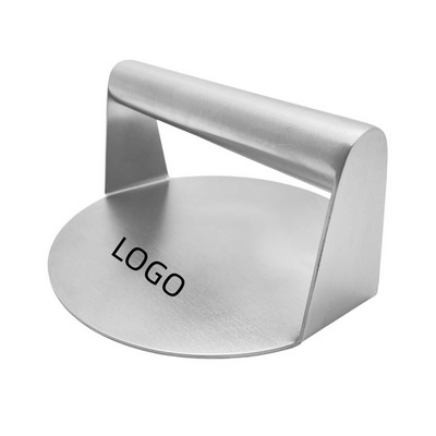 304 Stainless Steel Round Burger Press And Meat Smasher