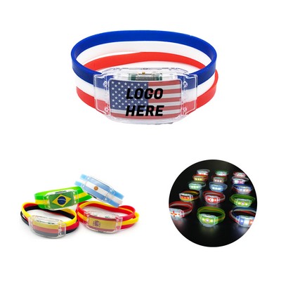 Glow LED Wristband For 2026 Soccer Event