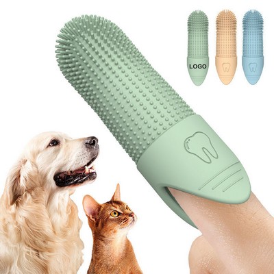 Pet Silicone Finger Toothbrush
