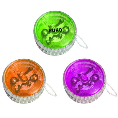 LED Luminous Plastic Yo-Yo Ball for Beginners