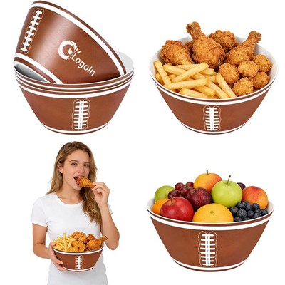 10" Melamine Large American Football Bowl for Game Day Party