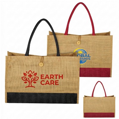 18x12" Jute Tote Bag