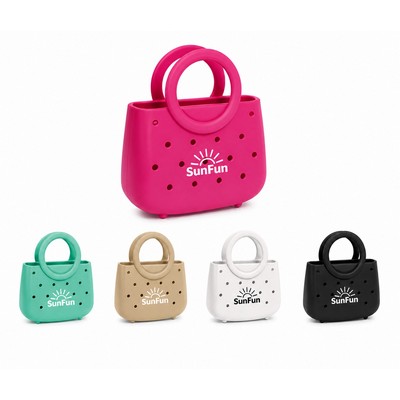 EVA Waterproof Beach Tote Bag – Bogg Style Custom Tote (MINI)