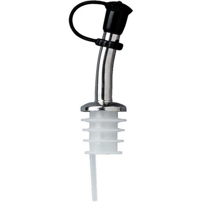 Stainless Steel Bottle Pourer w/Plastic Cork
