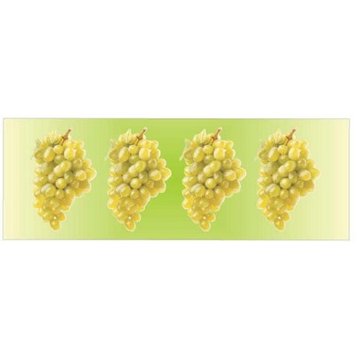 Green Grapes Panoramic Metal Photo Magnet