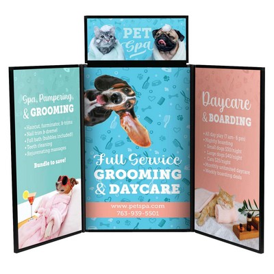 4' Fast Trak Display - Kit C (Full Graphic Panels)