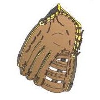 Baseball Glove Mighty Mini Magnet