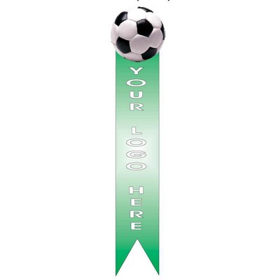 Soccer Ball Bookmark w/ Black Back