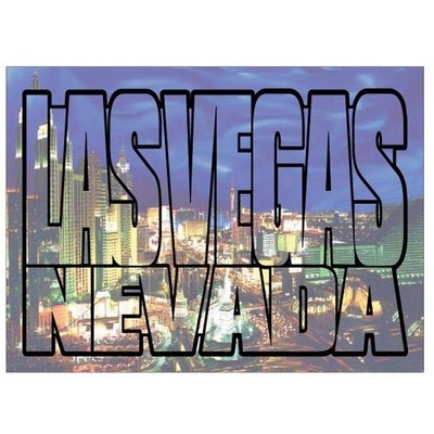 Las Vegas City Scape Photo Hand Mirror (2½"x3½")