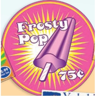 Custom Static Stick Decal w/Clear Back Static (144 -175 Square Inch)