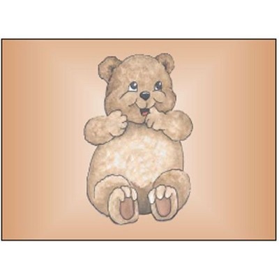 Bear Cub Metal Photo Magnet (2.5"x3.5")