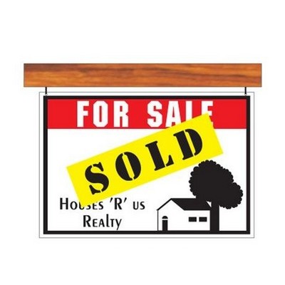 Sold Sign Executive Magnet w/ Full Magnetic Back (6 Square Inch)