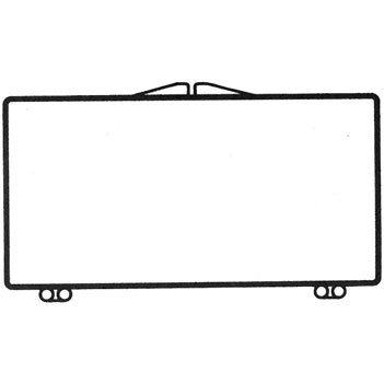 Rigid Clear Hinged Plastic Box (3 7/8"x1 15/16"x1/2")