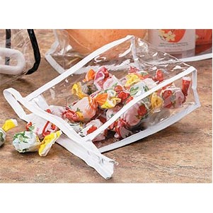 DPC Vinyl Bag w/Zipper Closure & Carry Loop (8 1/2"x8"x2 1/2")