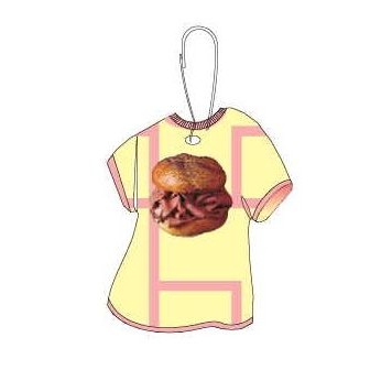 Roast Beef Sandwich T-Shirt Zipper Pull