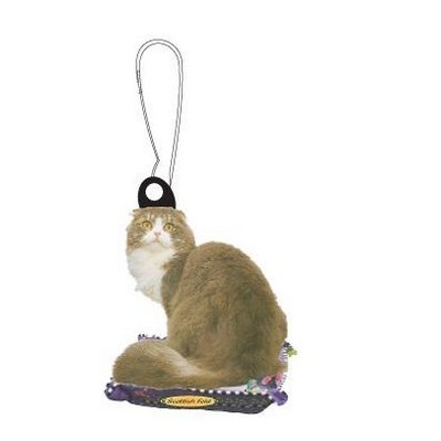 Scottish Fold Cat Zipper Pull