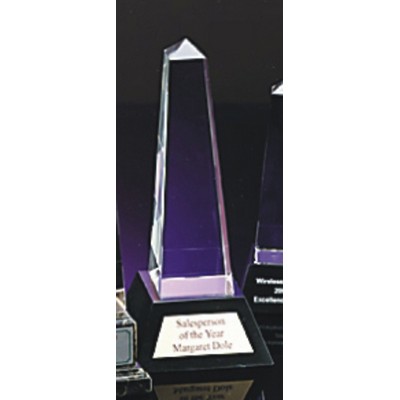 8" Optical Crystal Obelisk Award