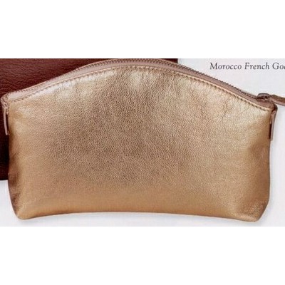 Medium Leather Travel Cosmetic Case