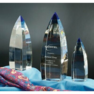 Crystal Spire Award - Large (3.25"x11")