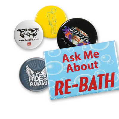 Standard Rectangle Button (2" x 3")