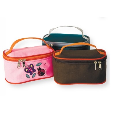 Travel Make-Up Case w/Dual Zipper Closure