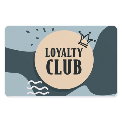 .025 Premium Wallet Card in PVC Plastic & Compressed Lamination, Full Color