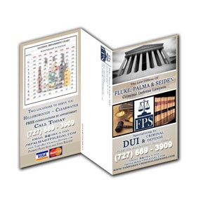 Brochure, Tri-fold, 14" x 8.5", Full Color