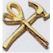 Stock Tools and Equipment Lapel Pins (Hammer and Scissors)