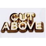 Stock Words and Phrases Lapel Pins (Cut Above)