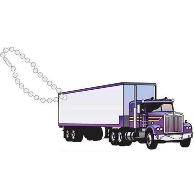 Diesel Truck Promotional Key Chain w/ Black Back (10 Square Inch)
