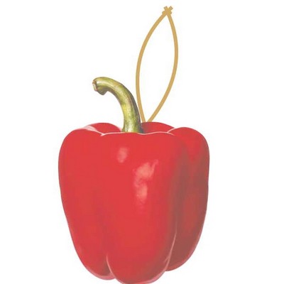 Bell Pepper Promotional Ornament w/ Black Back (3 Square Inch)