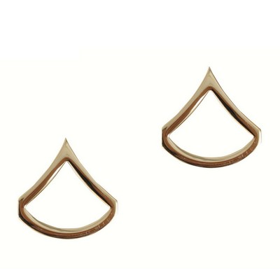 Polished Gold Military Private First Class Insignia Pin