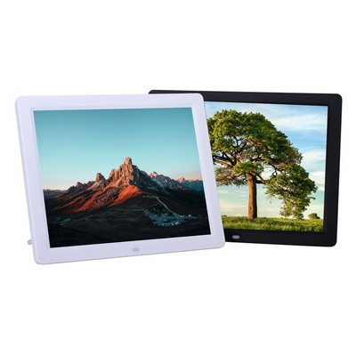12" Digital Picture Frame – Slideshow, Video & Music Playback