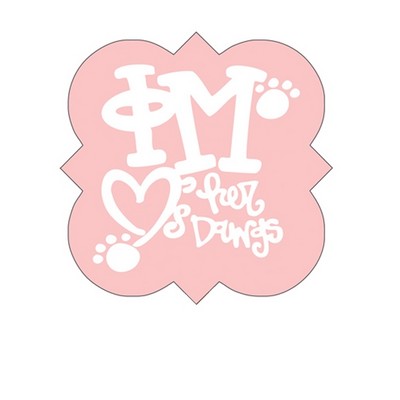 Square Clover Hand Fan Without Stick