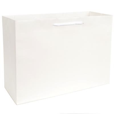 Stone Paper White EuroTote Bag (16"x6"x12")