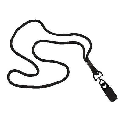 1/8" Polyester Cord Lanyard with Bulldog Clip