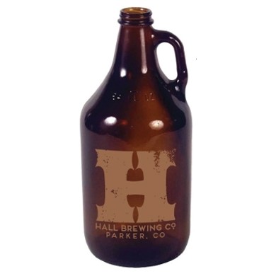 64 Oz. Amber Growler Jug