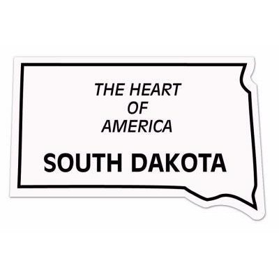 South Dakota State Shape Magnet - Full Color