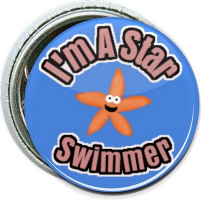 Kids - I'm a Star Swimmer - 1'' Round Button
