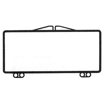 Rigid Clear Hinged Plastic Box (2 7/8"x1 3/16"x1/4")