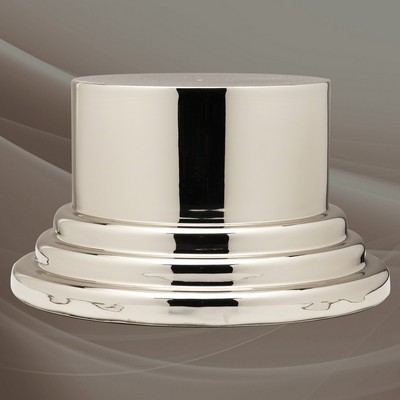 Full Round Bronze Base - 12" (Silver)