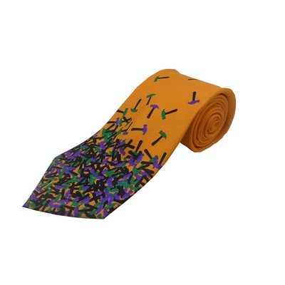Silk Custom Logo Wet Dyed Adult Neck Tie