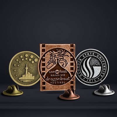 Custom Econo Lapel Pin (Up to 1 1/4 in)