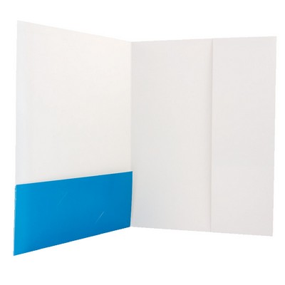 Left Horizontal & Right Vertical Pocket Folder (9" x 12")