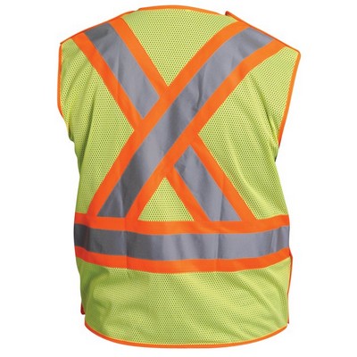 X-Back Breakaway Two-Tone Mesh Vest